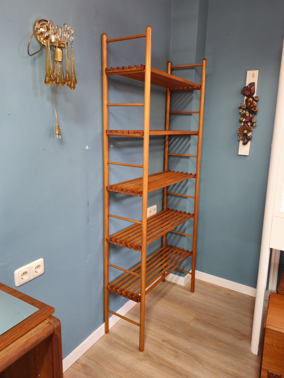 Image 1 of Credenza vintage Willem Lutjens Stokkenkast Scaffale da muro