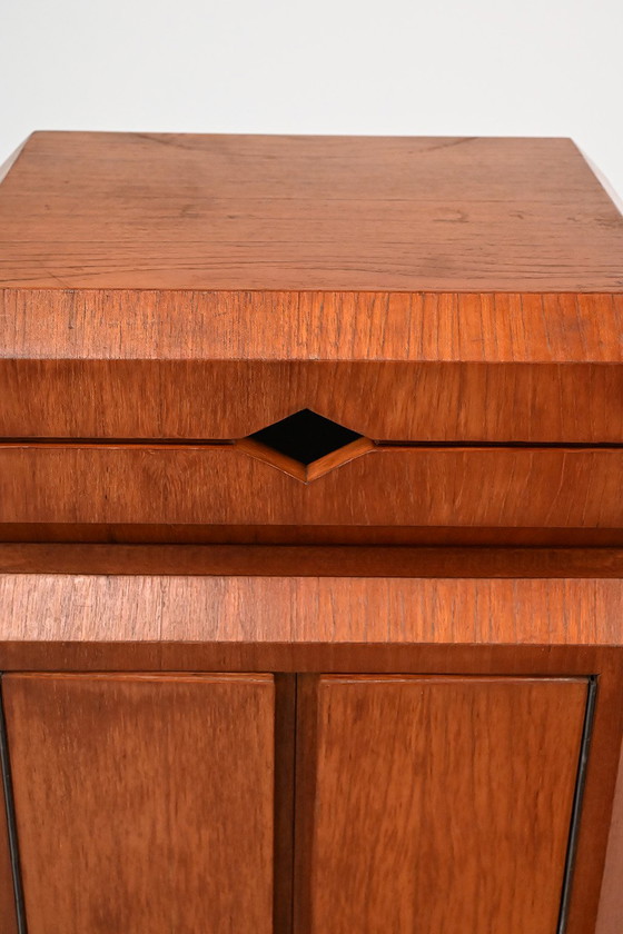 Image 1 of Bijzonder teak ‘fliptop’ barretje