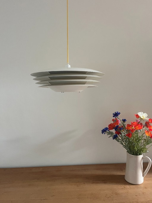 Vintage UFO - 4 discs - Hans Agne Jakobssen Style pendant lamp - Danish design lamp