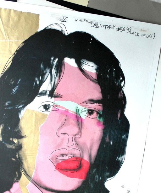 Andy Warhol - Mick Jagger (1975) - Mumok Wien 2010 - Offsetlithographie