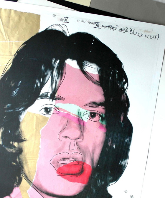 Image 1 of Andy Warhol - Mick Jagger (1975) - Mumok Wien 2010 - Offsetlithographie