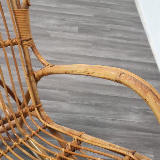 Image 1 of Poltrona a Dondolo Rocking Chair Francese Vintage Design Modernariato 1960’s