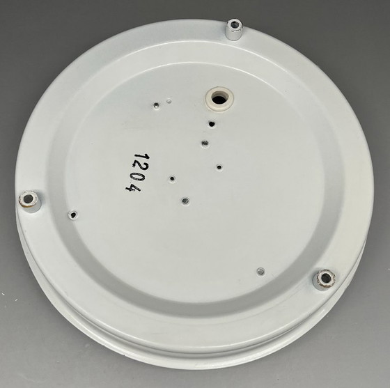 Image 1 of Lampada da soffitto Peill & Putzler “KIBO” (Modello 71333) – Germania, vetro opalino/trasparente, vintage