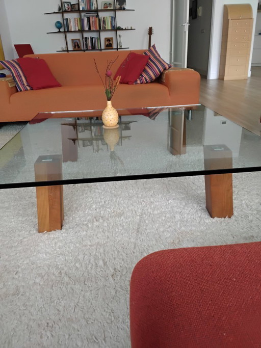 Van Beek design salontafel – Wood, Glass (photo 2 of 8)