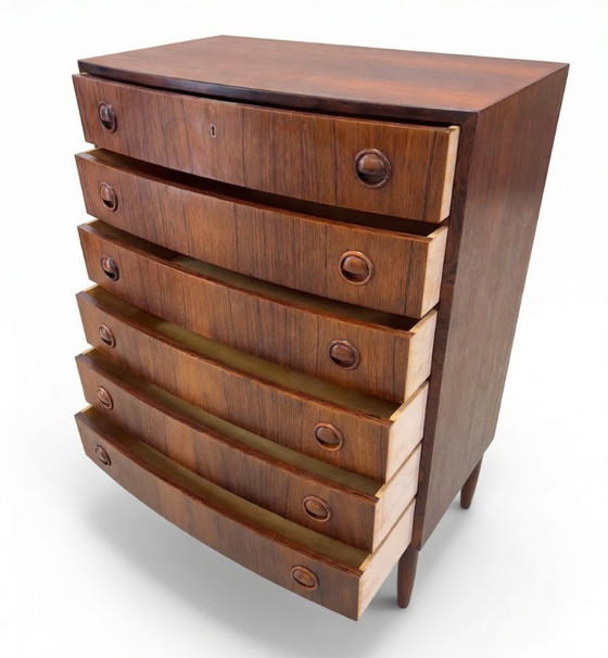 Image 1 of Commode cintrée en palissandre par Kai Kristiansen