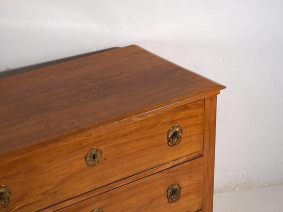 Cassettiera Biedermeier antica con ferramenta a forma di fiore (c.1850) #62 – Cassettiere (photo 12 of 40)