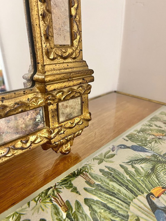 Image 1 of Weelderige kasteelspiegel met ornamenten 125x65cm