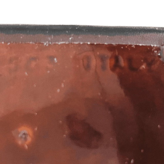 Image 1 of Portagioielli vintage SC3 in ceramica e pelle, Italia, metà secolo, anni '70