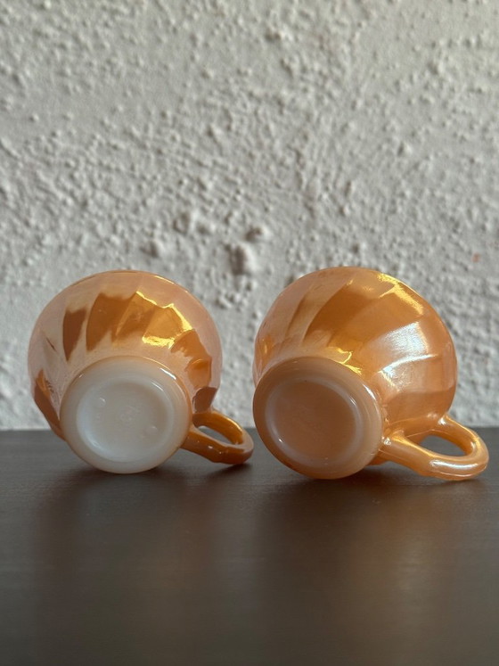 2 set vintage Fire King Kop e Schotel Van Anchor Hocking – Accessori da tavola, Glass (photo 13 of 18)
