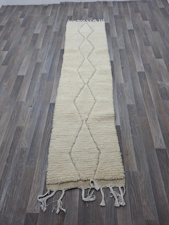 Authentiek Handgemaakt Traditioneel Op Maat Gemaakt Gangkleed Afmeting 75/300 Cm – Aime Té (photo 3 of 8)