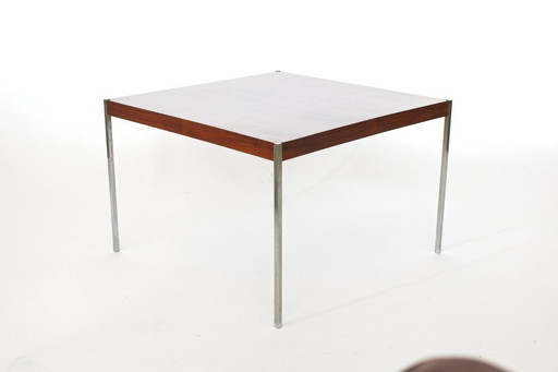 Table basse vintage en bois de rose par Östen et Uno Kristiansson, Suède 1962