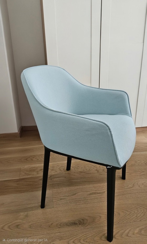 Image 1 of Paire Vitra softshell bleu glacier