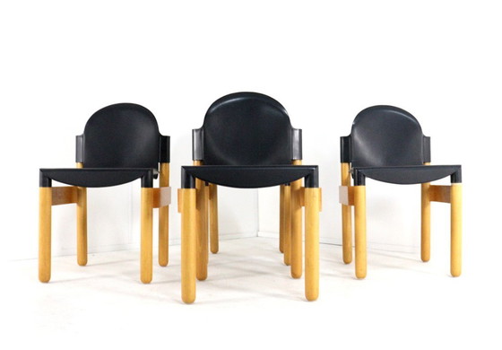 Image 1 of 4x Gerd Lange voor Thonet flex 2000 stoelen vintage