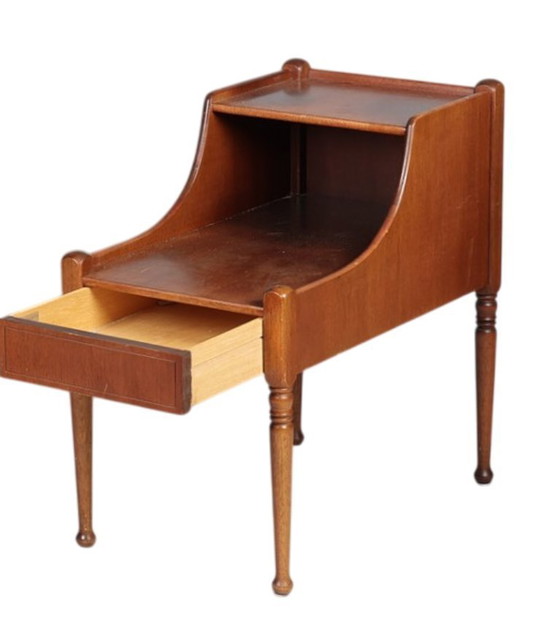 Image 1 of Coppia di comodini danesi d'epoca in mogano - anni '50