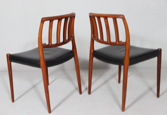 Image 1 of 10 Esszimmerstühle Von Niels Otto Møller Für Jl Møllers, Modell: 83, Dänemark, 1960Er, 