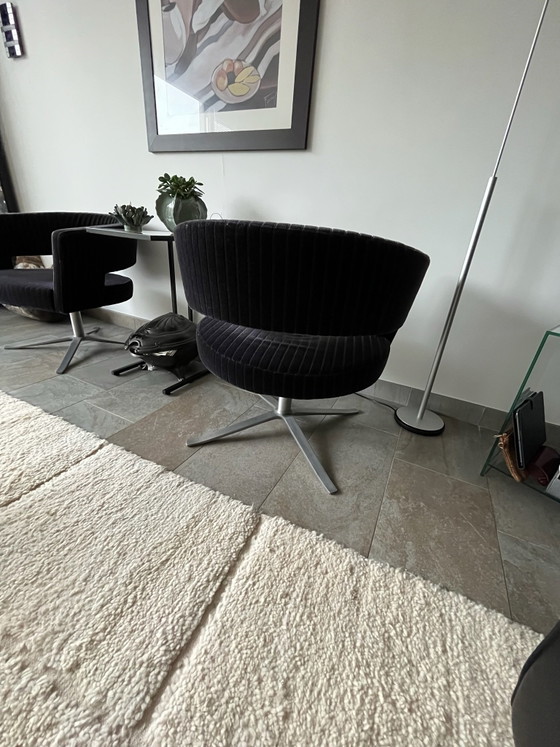 Dos sillones giratorios Montis Turner – Sillas giratorias, Metal, Textil (photo 5 of 5)