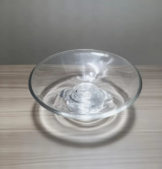 Image 1 of Vintage Krosno Poland Kristalglas Etagère Set Bonny Serie, Luxe Fruitschaal & Bonbonschaal!