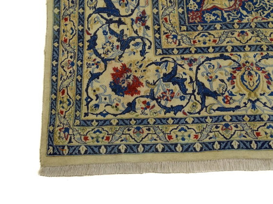 Image 1 of Tapis persan XXL Nain en soie - 495 x 337 cm - Noué à la main