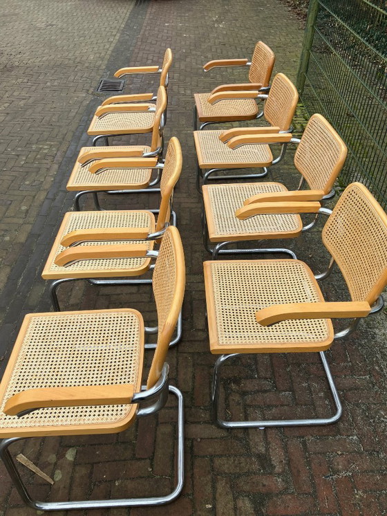 Image 1 of 8x Marcel Breuer stoel