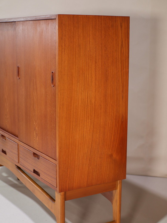 Image 1 of Highboard dresser Danish vintage teak wood