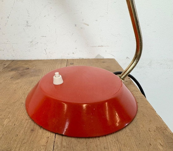 Image 1 of Vintage Red Table Lamp , 1970s