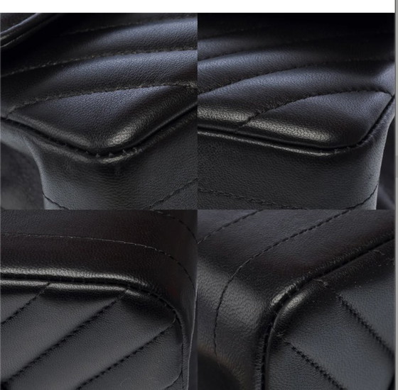 Image 1 of Borsa CHANEL Timeless/Classique en Cuir Noir - 103310
