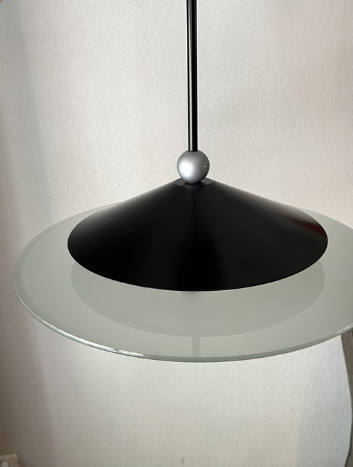 Beautiful design vintage ufo pendant lamp Diablo by Dijkstra Lampen