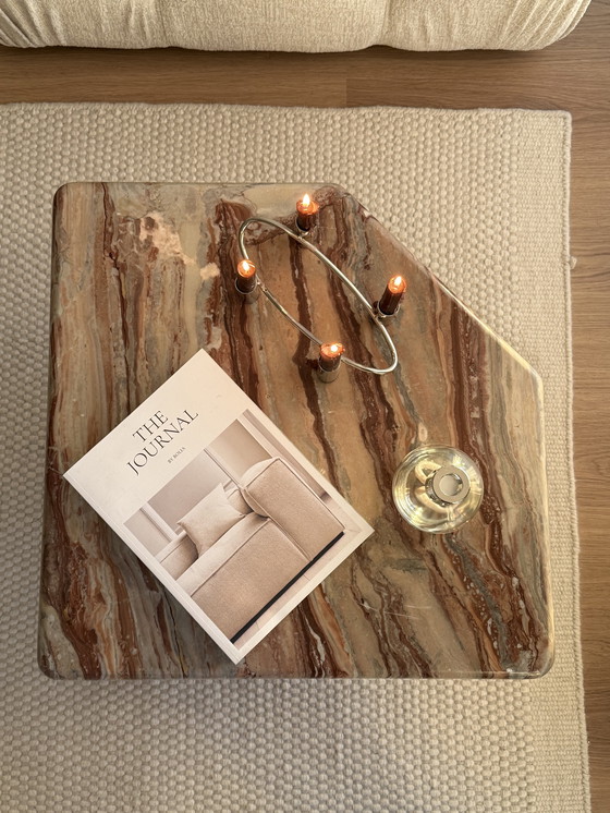 Image 1 of Table basse vintage en marbre, Italie 1970