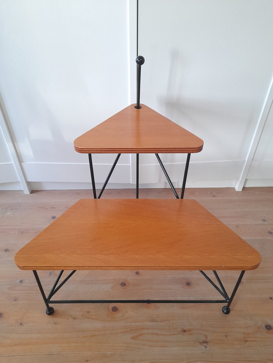 Image 1 of Estantería para plantas de dos niveles de la década de 1980