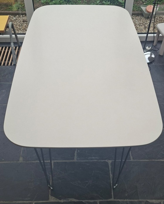 Image 1 of Tavolo da pranzo o scrivania, design scandinavo di Gangso Danimarca, vintage