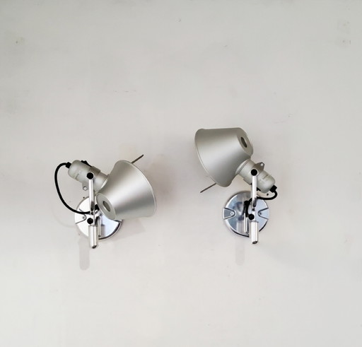 Tolomeo Artemide Paire d'Appliques Murales– Design Italien – Aluminium