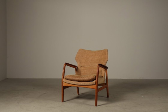 Arnold Madsen & Henry Schubell three-piece lounge set for Bovenkamp, 1960s – Seating area, Textile, Vintage (photo 10 of 16)