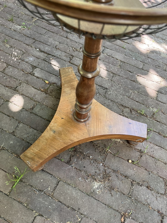 Antiek Empire knottentafeltje – Bijzettafels, Metal, Wood (photo 6 of 6)