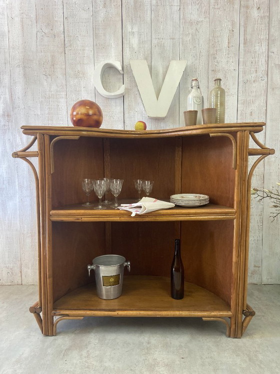 Image 1 of Vintage rotan bar