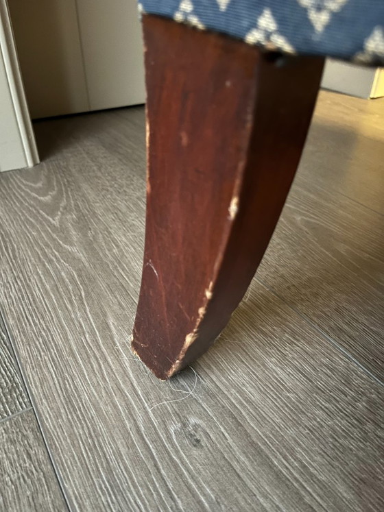 Fauteuil vintage anglais Wade – Wade Upholstery Limited, Bois, Textile (photo 12 of 13)