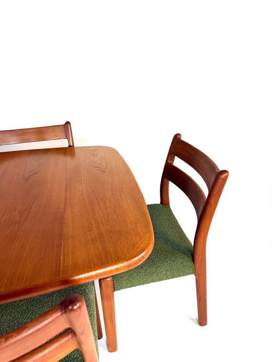 Image 1 of Tavolo da pranzo vintage XXXL estensibile in teak anni '80