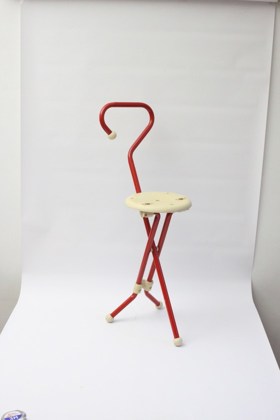 Image 1 of Ulisse Folding Stool by Ivan Loss for Sandrigarden