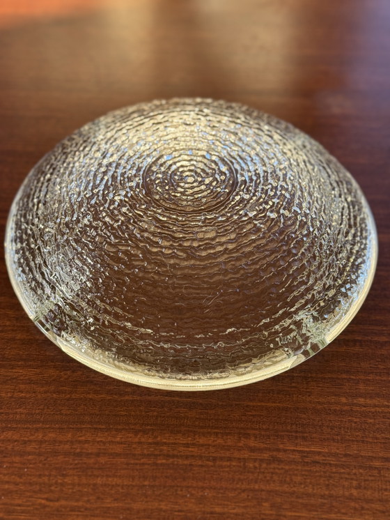 Image 1 of Vaschetta/posacenere in vetro pesante vintage della metà del secolo scorso 1960/70