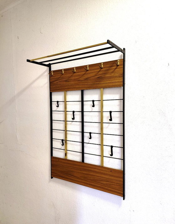 Image 1 of Sixties wall wardrobe with umbrella stand