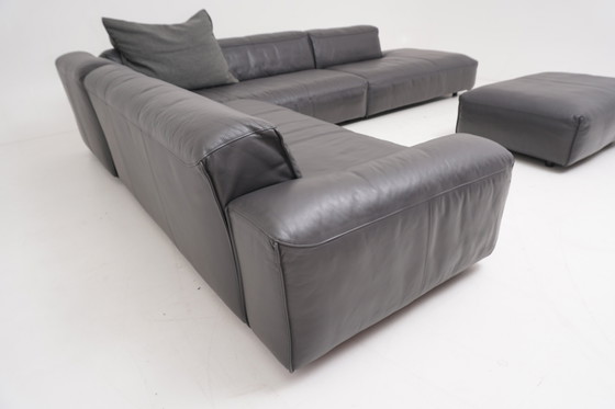 Image 1 of Rolf Benz Mio Pouf Ensemble Canapé Canapé d'angle Canapé d'angle en cuir