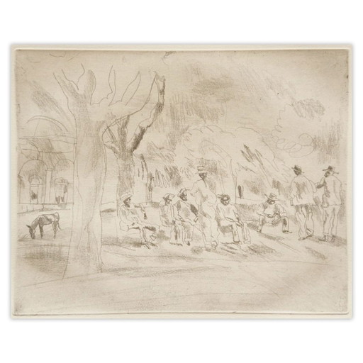 Jules PASCIN, Neri in Florida, Acquaforte, 1980
