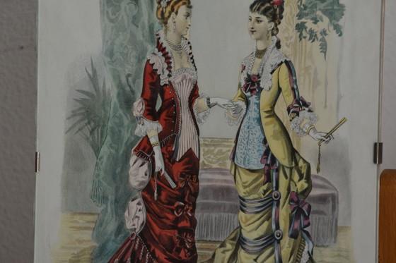 Image 1 of Stampa dalla rivista di moda francese del 1879