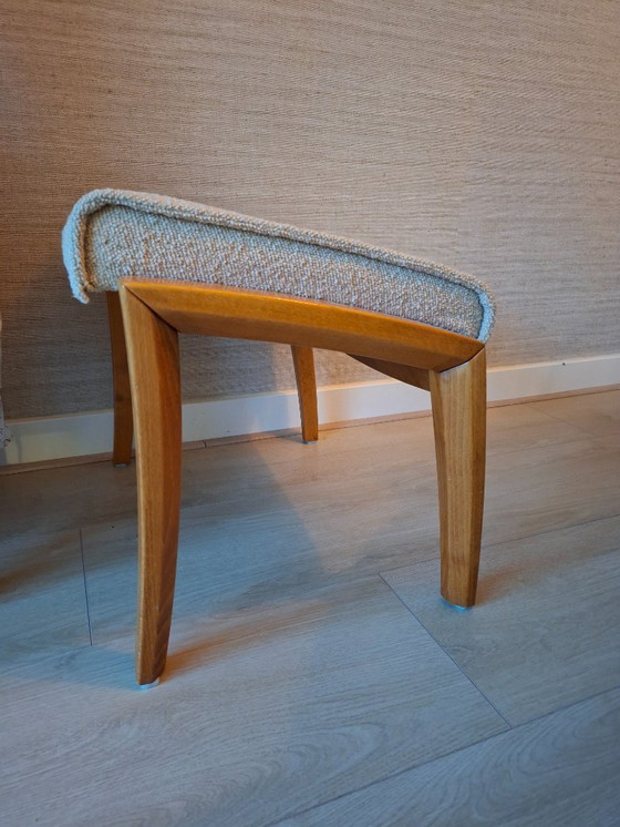 Image 1 of 2x Farstrup beige footstools