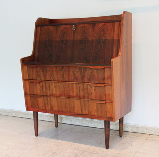 Mahogany desk, Norway, 60's.