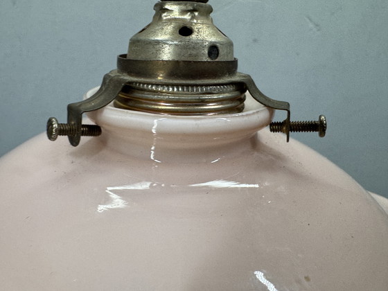 Image 1 of Lampada a sospensione antica Art Déco: vetro elegante e atmosfera senza tempo