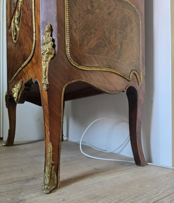 Louis XV Vitrinekast – Vitrinekasten, Glass, Velvet (photo 10 of 13)