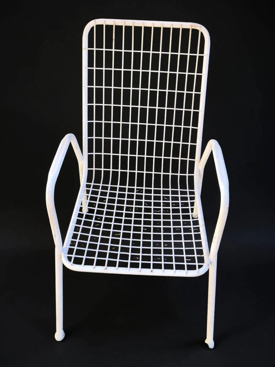 Emu fauteuil model Rio 1970 – Tuinmeubelen, polished steel, Metal (photo 6 of 9)