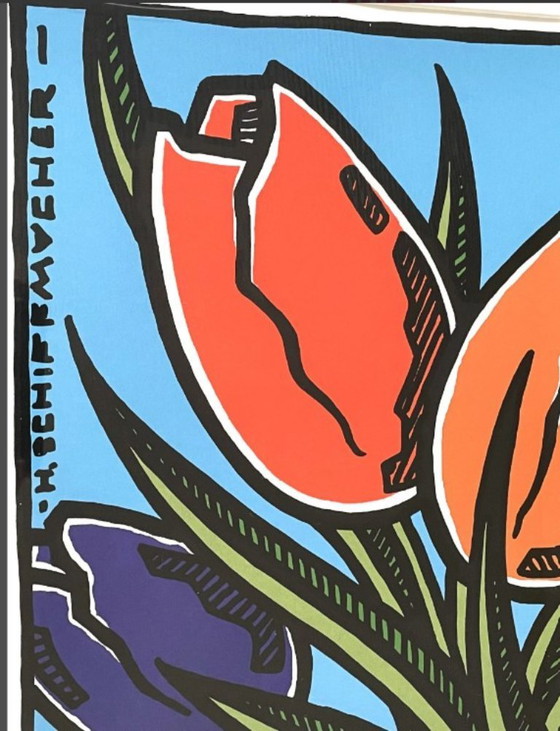 Image 1 of Henk Schiffmacher (1952) - Tulipanes holandeses