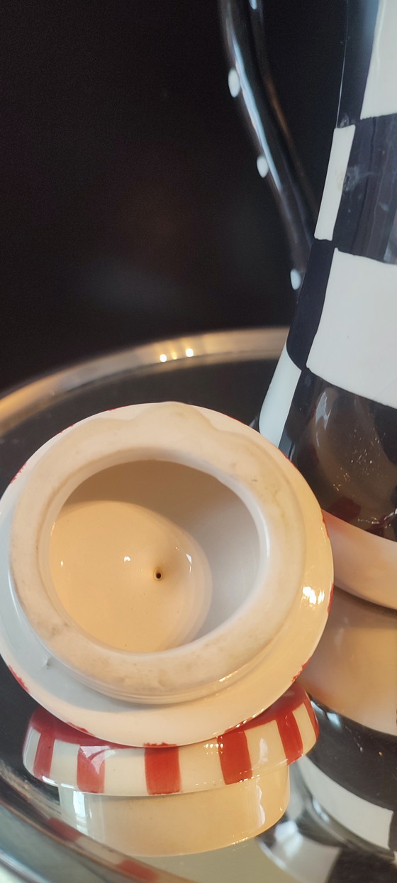 Image 1 of Jameson & Taylor teapot. Rare "cartoon" workshop piece