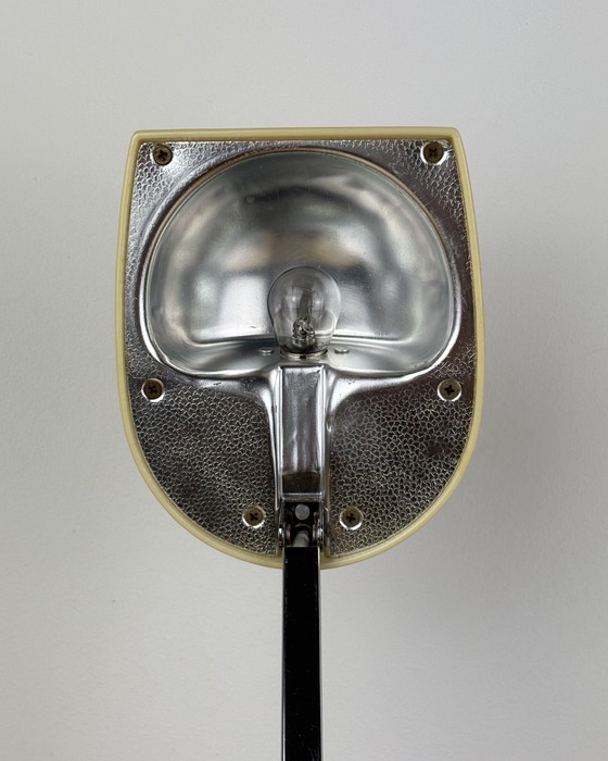 Image 1 of Lamp Table + Clock Timeband C-590 Timeco Vintage Clock - Lamp 1970s Bedside Lamp 70s Digital Alarm Clock Mid Century Space Age